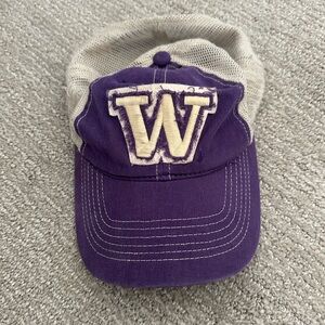Purple and Cream Women's Cap